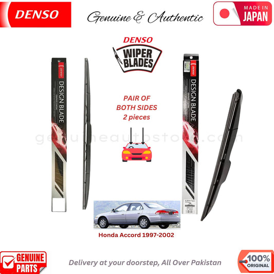 Honda Accord 1997-2002 DENSO JAPAN WIPER BLADE SET in Pakistan. 100% Genuine, Original, Best Price, Cash on Delivery Available
