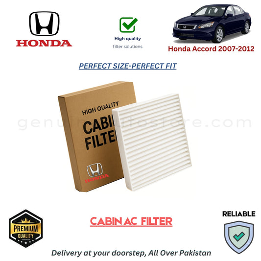 Honda Accord 2007-2012 CABIN AC FILTER in Pakistan. 100% Genuine, Reliable, Best Price, Cash on Delivery Available 