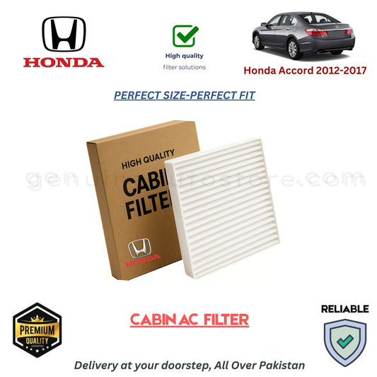 Honda Accord 2012-2017 CABIN AC FILTER in Pakistan. 100% Genuine, Reliable, Best Price, Cash on Delivery Available 