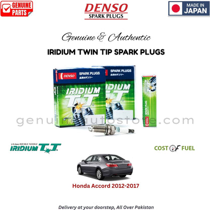 Honda Accord 2012-2017 DENSO IRIDIUM TWIN TIP SPARK PLUG in Pakistan, 100% Genuine, Reliable, Best Price, Cash on Delivery Available   
