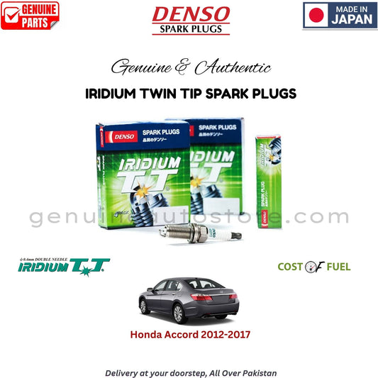 Honda Accord 2012-2017 DENSO IRIDIUM TWIN TIP SPARK PLUG in Pakistan, 100% Genuine, Reliable, Best Price, Cash on Delivery Available   

