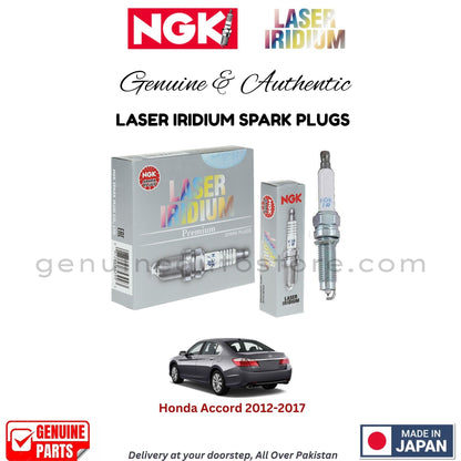 Honda Accord 2012-2017 NGK LASER IRIDIUM SPARK PLUGS in Pakistan. 100% Genuine, Reliable, Best Price, Cash on Delivery Available