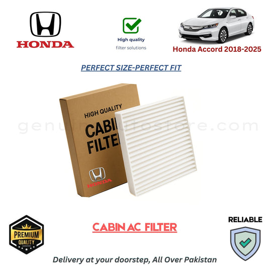 Honda Accord 2018-2025 CABIN AC FILTER in Pakistan. 100% Genuine, Reliable, Best Price, Cash on Delivery Available 