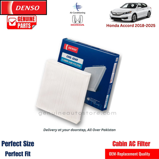 Honda Accord 2018-2025 Denso Genuine Cabin Ac Filter in Pakistan. 100% Genuine, Reliable, Best Price, Cash on Delivery Available   
