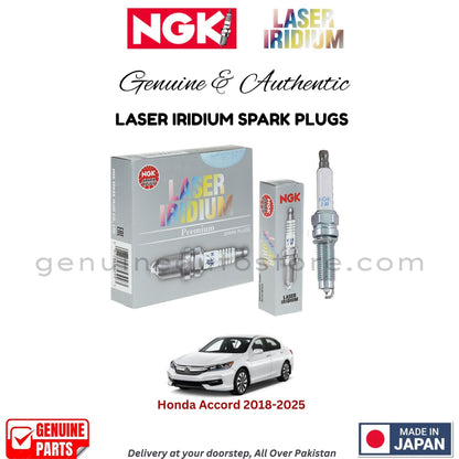 Honda Accord 2018-2025 NGK LASER IRIDIUM SPARK PLUGS in Pakistan. 100% Genuine, Reliable, Best Price, Cash on Delivery Available