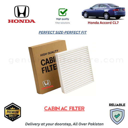 Honda Accord CL7 CABIN AC FILTER in Pakistan. 100% Genuine, Reliable, Best Price, Cash on Delivery Available 
