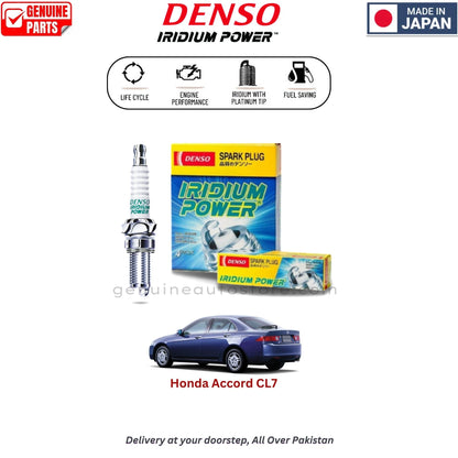 Honda Accord CL7 Denso Iridium Spark Plug in Pakistan, 100% Genuine, Reliable, Best Price, Cash on Delivery Available   