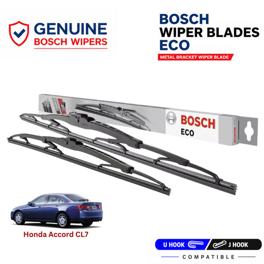 Bosch Genuine metal front wiper set for Honda Accord CL7, pair of two