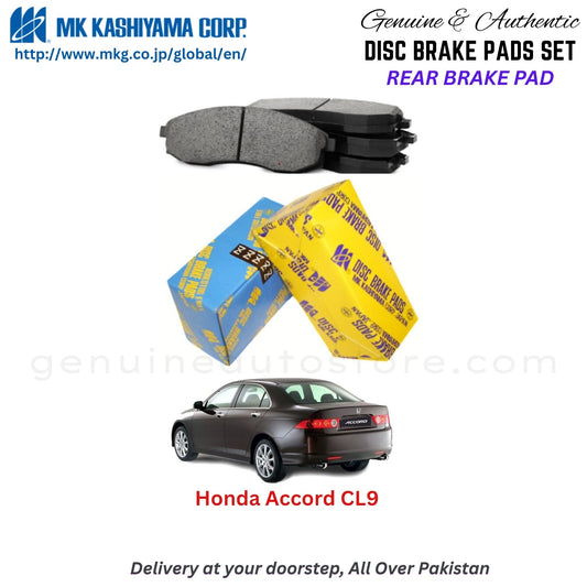 Honda Accord CL9 Rear Brake Pads MK Japan in Pakistan. 100% Genuine, Reliable, Best Price, Cash on Delivery Available
