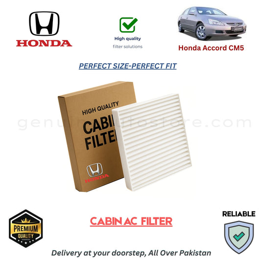Honda Accord CM5 CABIN AC FILTER in Pakistan. 100% Genuine, Reliable, Best Price, Cash on Delivery Available 