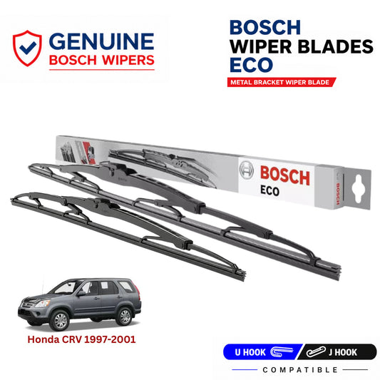 Bosch Genuine metal front wiper set for Honda CRV 1997-2001, pair of two