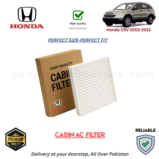 Honda CRV 2002-2011 CABIN AC FILTER in Pakistan. 100% Genuine, Reliable, Best Price, Cash on Delivery Available 
