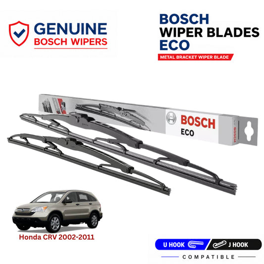Bosch Genuine metal front wiper set for Honda CRV 2002-2011, pair of two
