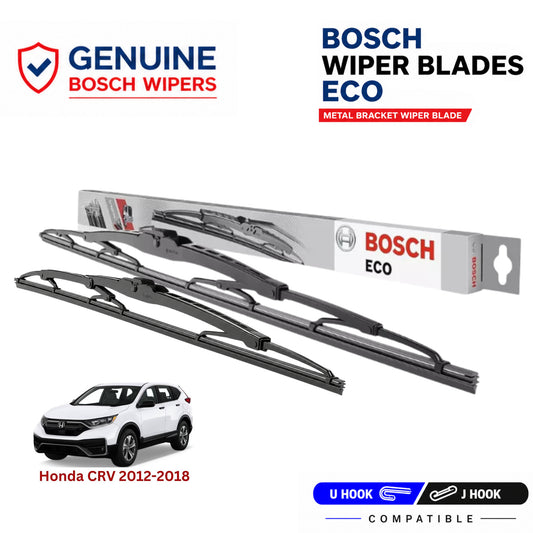 Bosch Genuine metal front wiper set for Honda CRV 2012-2018, pair of two
