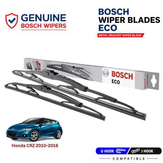 Bosch Genuine metal front wiper set for Honda CRZ 2010-2016, pair of two