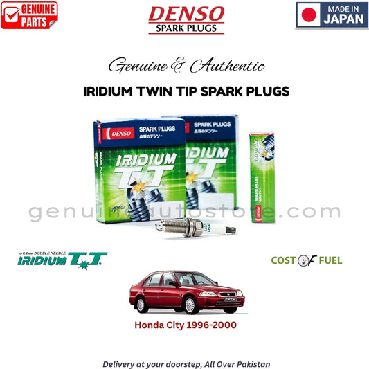 Honda City 1996-2000 DENSO IRIDIUM TWIN TIP SPARK PLUG in Pakistan, 100% Genuine, Reliable, Best Price, Cash on Delivery Available   
