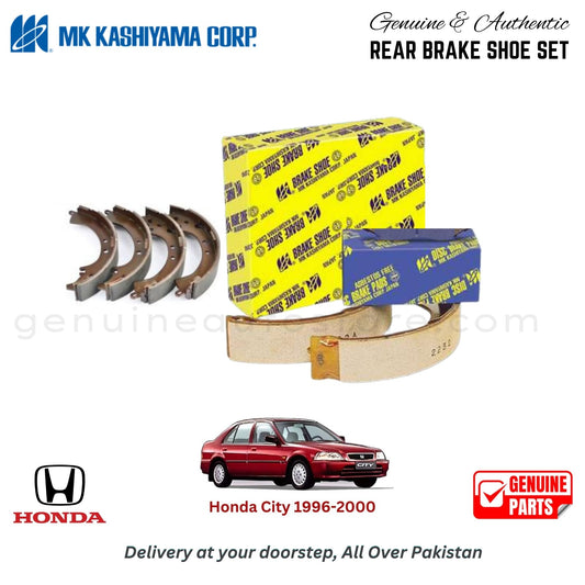 Honda City 1996-2000 MK JAPAN REAR BRAKE SHOE SET in Pakistan. 100% Genuine, Reliable, Best Price, Cash on Delivery Available