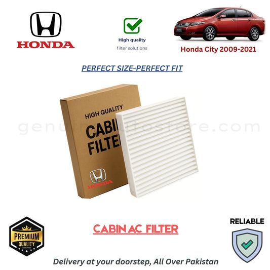 Honda City 2009-2021 CABIN AC FILTER in Pakistan. 100% Genuine, Reliable, Best Price, Cash on Delivery Available 