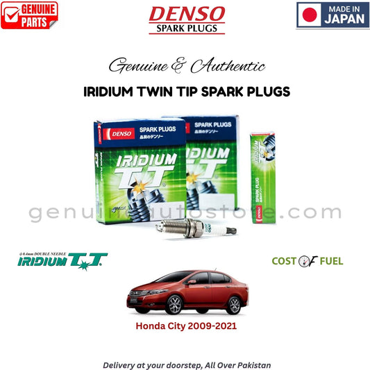 Honda City 2009-2021 DENSO IRIDIUM TWIN TIP SPARK PLUG in Pakistan, 100% Genuine, Reliable, Best Price, Cash on Delivery Available   
