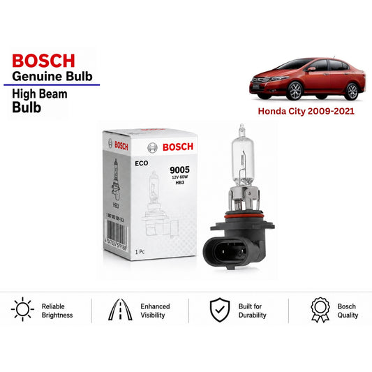 Honda City 2009-2021 High Beam Headlight Bulb Bosch in Pakistan