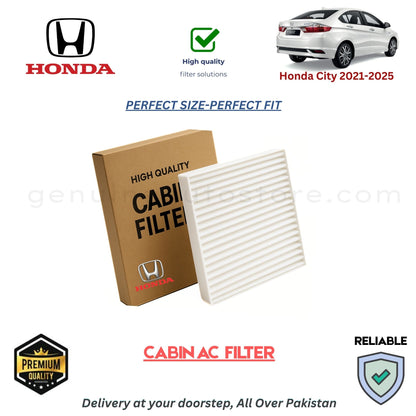 Honda City 2021-2025 CABIN AC FILTER in Pakistan. 100% Genuine, Reliable, Best Price, Cash on Delivery Available 