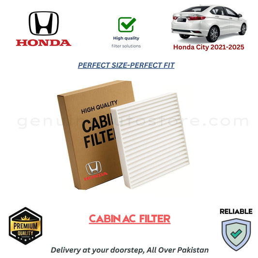 Honda City 2021-2025 CABIN AC FILTER in Pakistan. 100% Genuine, Reliable, Best Price, Cash on Delivery Available 