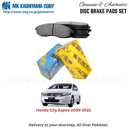 Honda City Aspire 2009-2021 MK Japan  Front Brake Pads in Pakistan, 100% Genuine, Reliable, Best Price, Cash on Delivery Available
