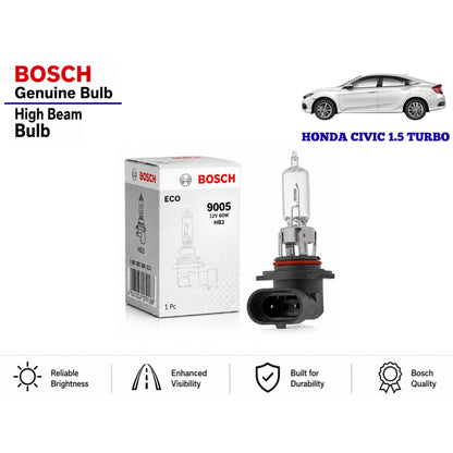 Honda Civic 1.5 Turbo High Beam Headlight Bulb Bosch in Pakistan 
