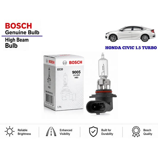 Honda Civic 1.5 Turbo High Beam Headlight Bulb Bosch in Pakistan 