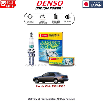 Honda Civic 1991-1996 Denso Iridium Spark Plug in Pakistan, 100% Genuine, Reliable, Best Price, Cash on Delivery Available    