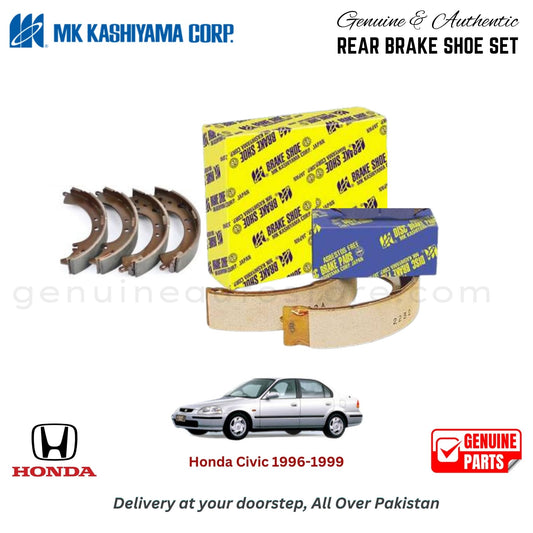 Honda Civic 1996-1999 MK JAPAN REAR BRAKE SHOE SET in Pakistan. 100% Genuine, Reliable, Best Price, Cash on Delivery Available
