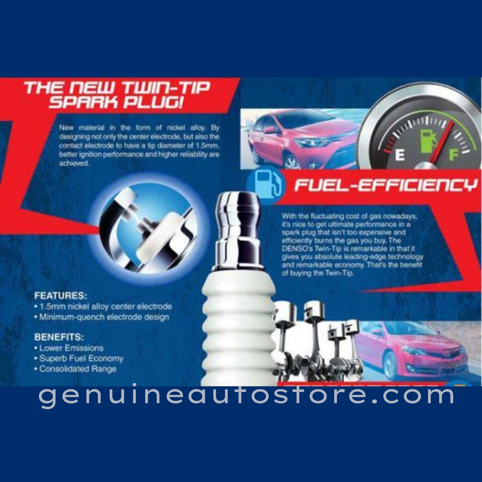 Honda Civic 1999-2001 DENSO Twin Tip Spark Plugs 4pcs in Pakistan – genuine replacement, better mileage and smooth performance