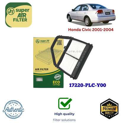 Honda Civic 2001-2004 Air Filter Super JT 17220-PLC-Y00 in Pakistan
