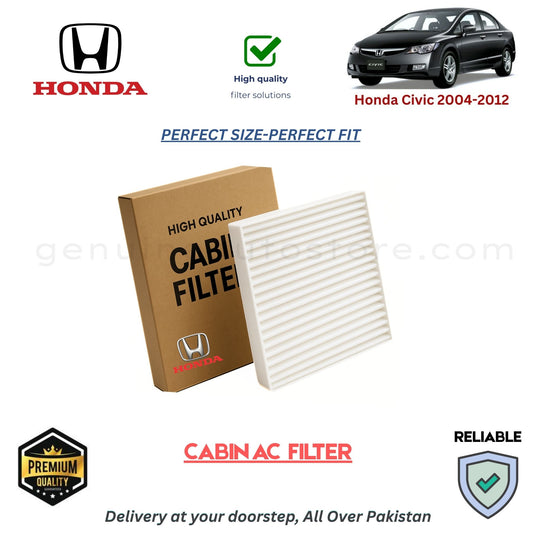 Honda Civic 2004-2012 CABIN AC FILTER in Pakistan. 100% Genuine, Reliable, Best Price, Cash on Delivery Available 