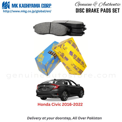 Honda Civic 2016-2022  MK Japan  Front Brake Pads in Pakistan, 100% Genuine, Reliable, Best Price, Cash on Delivery Available