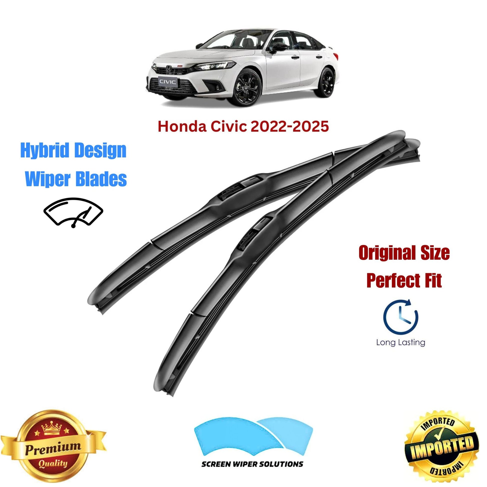 Honda Civic 2022-2025 Aero_Soft_Wiper_Blade_Set_in_Pakistan