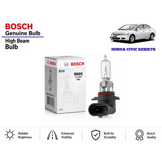 Honda Civic Rebirth High Beam Headlight Bulb Bosch in pakistan