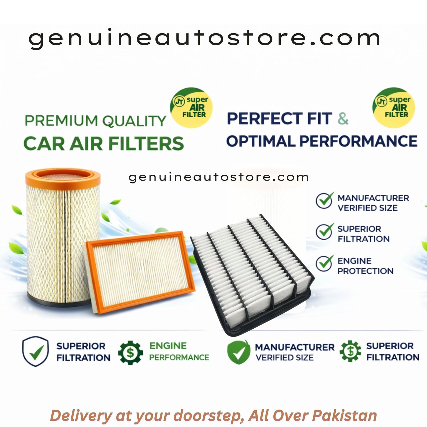 Honda Civic X 2016-2022 Air Filter Super JT 17220-5BA-A00 in Pakistan