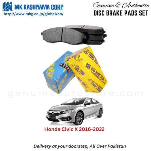 Honda Civic x 2016-2022 MK Japan  Front Brake Pads in Pakistan, 100% Genuine, Reliable, Best Price, Cash on Delivery Available