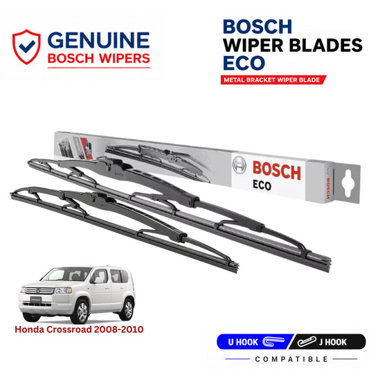 Bosch Genuine metal front wiper set for Honda Crossroad 2008-2010, pair of two