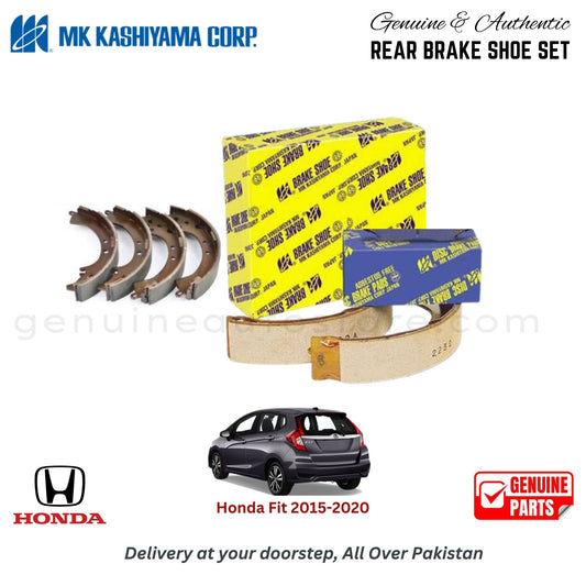 Honda Fit 2015-2020 MK JAPAN REAR BRAKE SHOE SET in Pakistan. 100% Genuine, Reliable, Best Price, Cash on Delivery Available