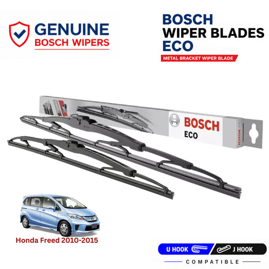 Bosch Genuine metal front wiper set for Honda Freed 2010-2015, pair of two