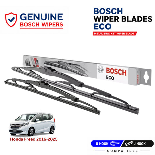 Bosch Genuine metal front wiper set for Honda Freed 2016-2025, pair of two