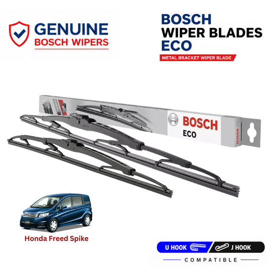 Bosch Genuine metal front wiper set for Honda Freed Spike, pair of two
