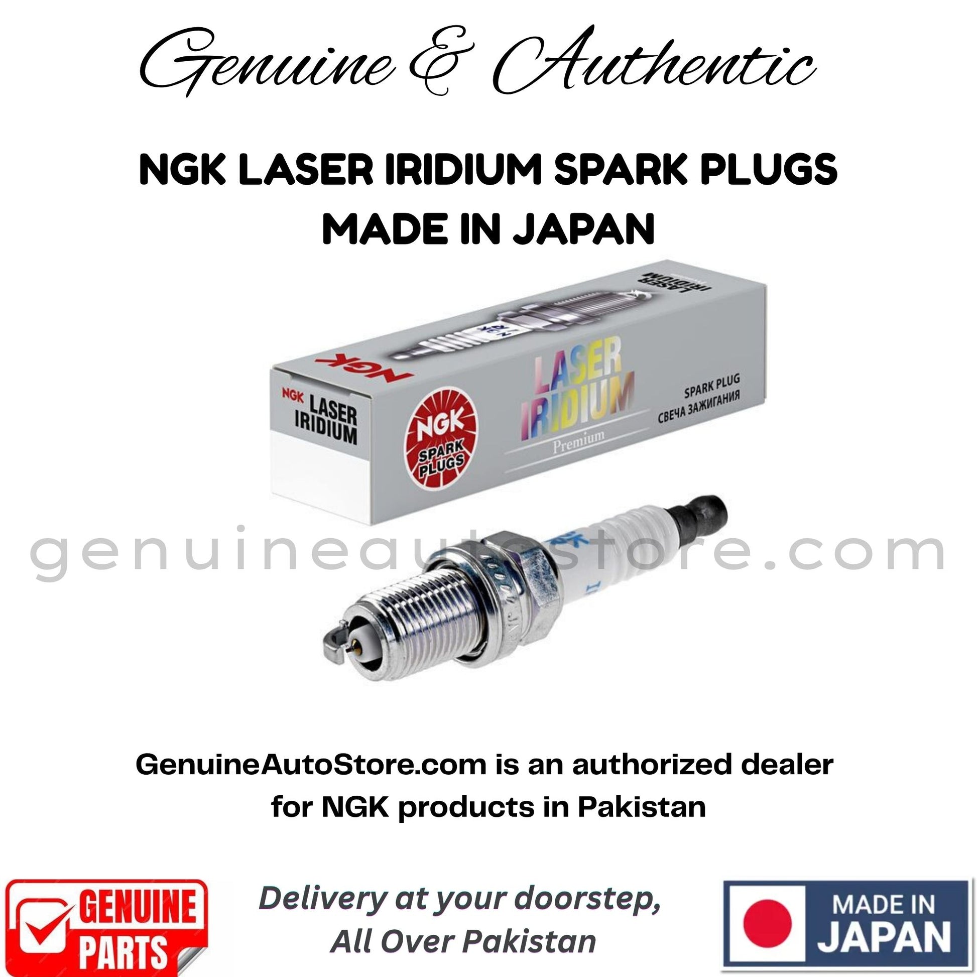 Honda Freed Spike NGK LASER IRIDIUM SPARK PLUGS in Pakistan. 100% Genuine, Reliable, Best Price, Cash on Delivery Available