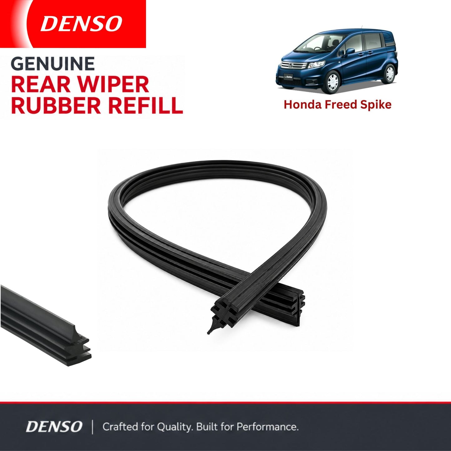Denso Genuine rear wiper rubber for Honda Freed Spike