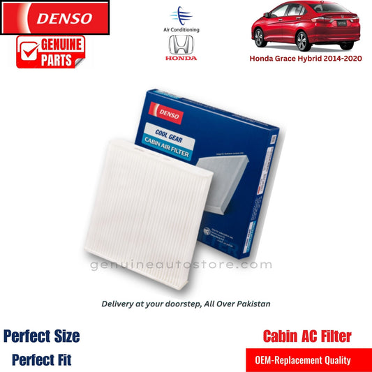 Honda Grace Hybrid 2014-2020 Denso Genuine Cabin Ac Filter in Pakistan. 100% Genuine, Reliable, Best Price, Cash on Delivery Available   