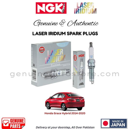 Honda Grace Hybrid 2014-2020 NGK LASER IRIDIUM SPARK PLUGS in Pakistan. 100% Genuine, Reliable, Best Price, Cash on Delivery Available