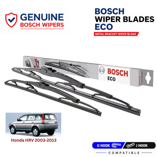 Bosch Genuine metal front wiper set for Honda HRV 2003-2013, pair of two