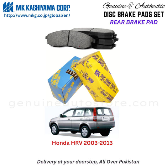 Honda HRV 2003-2013 Rear Brake Pads MK Japan in Pakistan. 100% Genuine, Reliable, Best Price, Cash on Delivery Available